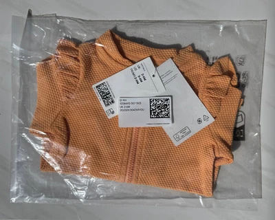 Maiô para bebê menina H&M - Novo em embalagem lacrada - Tamanho 2-6 meses - Imagem 1 de 4