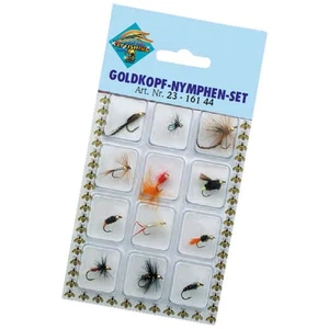 12 Goldkopf Nymphen Set Fliegen Set Fliegenset Forellenfliegen Forellen Nympfen - Bild 1 von 1