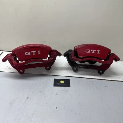 VW GOLF GTI MK7 CLUBSPORT EDITION RED 2 PISTON BRAKE CALIPER UPGRADE - Image 1 of 4