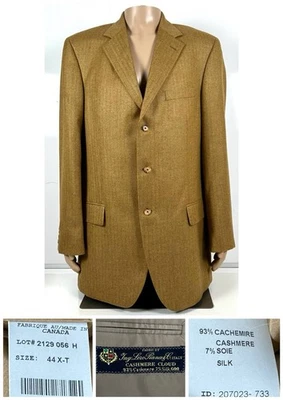 Chaqueta Blazer Loro Piana Hombre Cachemira Seda Nube 600 Tostado Talla 44X-ALTA Foto 1 de 4