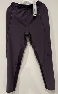 Adidas Herren D4T Trainingshose Slim Fit Tapered Leg Aurora Schwarz Größe Small Neu - Bild 1 von 12