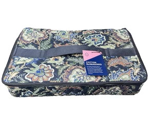 Vera Bradley Java Navy Camo Casserole Carrier  11" x 10" - Picture 1 of 5