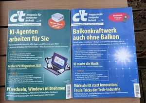 Zeitschrift "c't" Heft 16 und 17, 2025 Neuwertig einmal gelesen - Bild 1 von 4