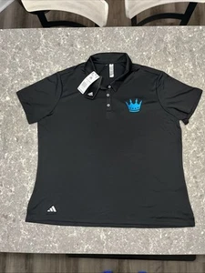 Women’s Charlotte FC adidas Black Polo NWT 2XL - Picture 1 of 7