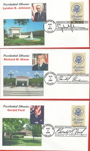 Presidential Libraries,  #3930, COMPLETE SET OF 11 First Day Covers - Picture 1 of 4