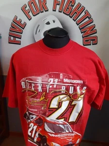 RICKY RUDD VINTAGE MOTORCRAFT #21 WOOD BROTHERS GRAPHIC T-SHIRT NASCAR - Picture 1 of 19