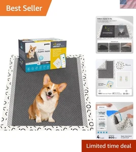 Dog Training Pads, Charcoal, 22"x22" 100 Ct + Health Monitor - Picture 1 of 9
