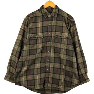 Vintage 90'S Field and Stream long-sleeved heavy flannel check shirt size L ... - Picture 1 of 4