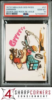 1973 FABULOUS ODD RODS-ODDER ODD RODS RE-ISSUE #57 GRRRRRR POP 4 PSA 10 - Image 1 of 3