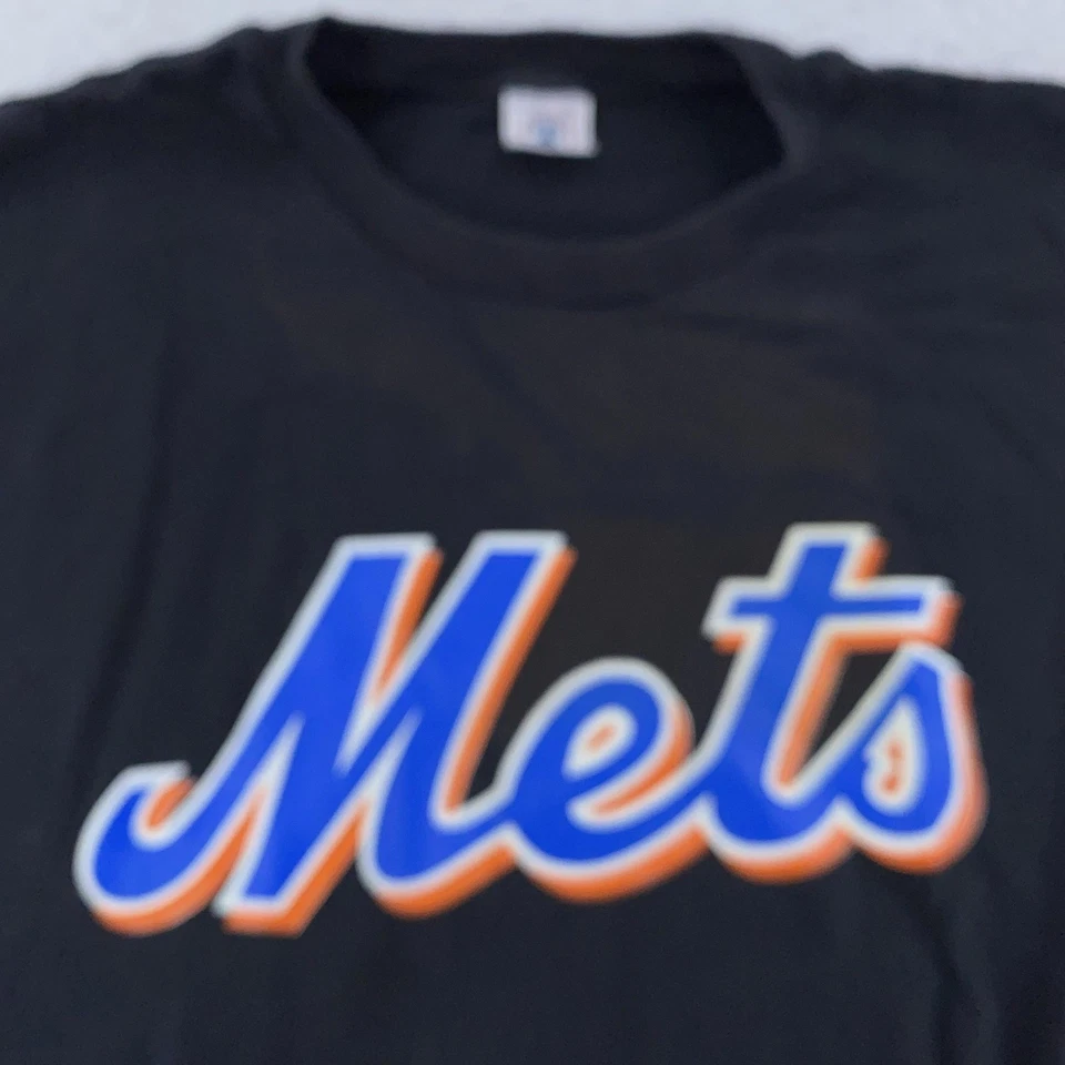 Винтажная мужская футболка New York Mets Tom Seaver No41 2XL черная бейсбольная футболка MLB - Изображение 1 из 4