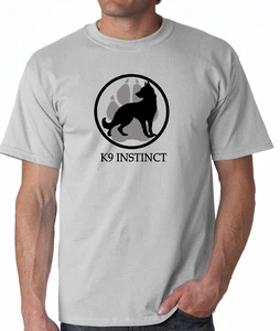 Heavyweight K9 Instinct Deutscher Schäferhund Kurzarm T-Shirt (Small) - Bild 1 von 1