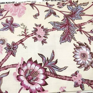 Waverly St. Nazaire Pastel Floral Cream Upholstery Fabric Remnant, 144L 13.5W - Picture 1 of 11