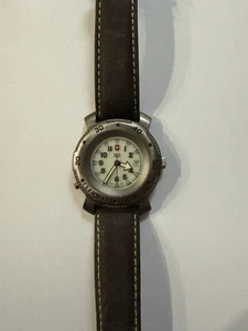 Vintage Victorinox Swiss Army Sportline Men's Watch Rotating Bezel- As Is - Picture 1 of 7