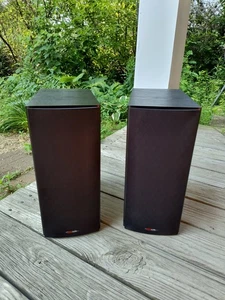 Pair of Polk Audio Monitor 40 Series II Black Bookshelf Speakers TESTED GREAT - Picture 1 of 24