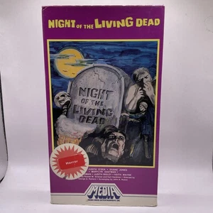 Night of the Living Dead VHS 1982 Media Home Classic Horror VHS Kassette - Bild 1 von 3