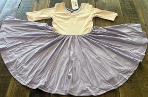 Dot Dot Smile size 3/4 girls color block pink and purple Ballerina twirl dress - Picture 1 of 3
