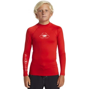 Quiksilver Kids Saturn Long Sleeve UPF 50 Swimming Surfing Rast Vest Top - Picture 1 of 9
