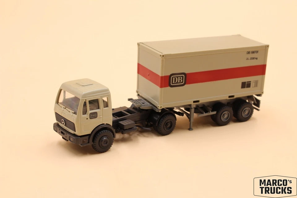 Roskopf MB NG Containersattelzug „DB“ Deutsche Bahn - 1:87 - /RS356 - Bild 1 von 1