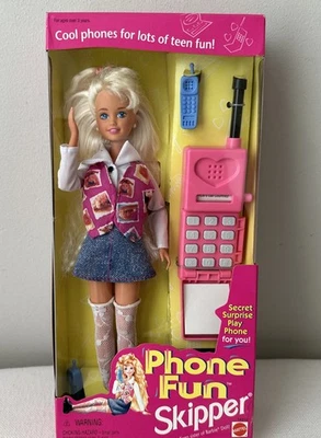 Teléfono Barbie Mattel Fun Skipper #14312 NUEVO Foto 1 de 4
