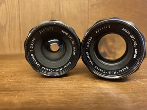 *2 Lens Set : Near Mint* Pentax SMC Takumar 55mm F/1.8 & 35mm F/3.5 From Japan - Picture 1 of 21