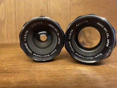 *2 Lens Set : Near Mint* Pentax SMC Takumar 55mm F/1.8 & 35mm F/3.5 From Japan - Image 1 of 4
