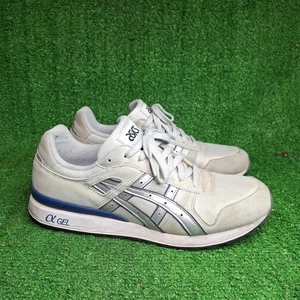 Asics GT II Gel Tech Clásico Correr Hombres Tenis en Gris Azul EE. UU. Talla 10 - Imagen 1 de 7