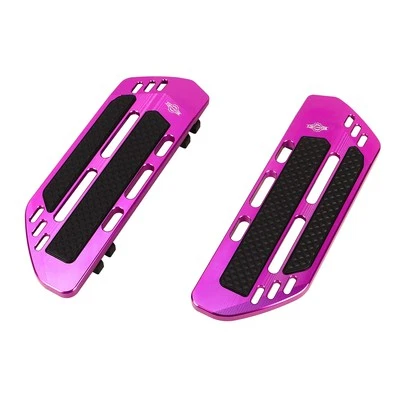 Aluminum Purple Big Rider Footboards Foot Pegs for Harley 86+ Touring FLHR FLHX Foto 1 de 4