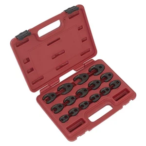 Sealey Krähenfußschlüssel-Set 15-teilig 3/8 Zoll Vierkant metrisch AK5983  - Bild 1 von 3
