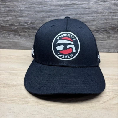 Boné de golfe TaylorMade Carlsbad CA Snap Back tamanho único preto furtivo masculino P790 - Imagem 1 de 4