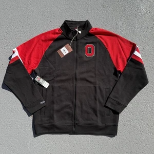 Herren Mitchell & Ness NCAA Ohio State Fleecejacke mit durchgehendem Reißverschluss XL - Bild 1 von 10