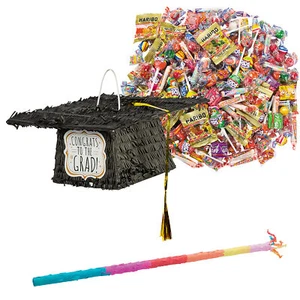 Fun Express Graduation Cap Piñata Kit 208 Pieces - Picture 1 of 3