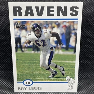2004 Topps Erstausgabe Baltimore Ravens Fußballkarte #188 Ray Lewis - Bild 1 von 2