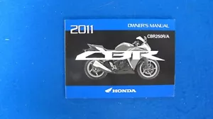 Honda 2011 CBR250R/A New Old Stock Original Factory Owners Manual H59 - Bild 1 von 4