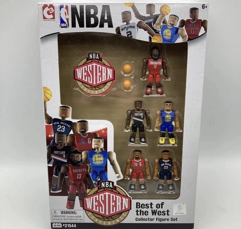 NBA C3 Construction Best of the West Minifigure 5-Pk James Harden, Stephen Curry Cover