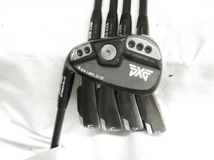 Used LH PXG 0311T Gen 5 Black Iron Set 5-9 Mitsubishi MMT 80 Stiff Flex Graphite - Picture 1 of 9