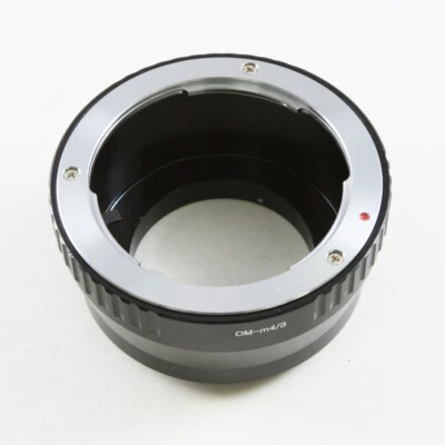 Olympus OM lens to Olympus Panasonic Micro 4/3 M43 mount adapter E-P5 GH5 OM-D - Image 1 of 2