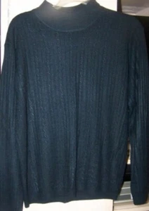 LAURA SCOTT - WOMENS CREW NECK SUPER SOFT SWEATER - BLACK - SMALL - NEW - Picture 1 of 3