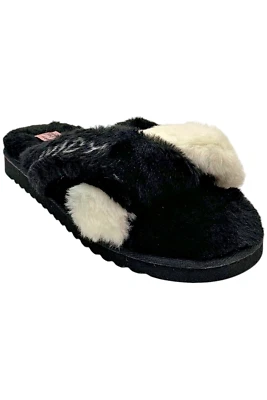 Sandalias para mujer Juicy Couture Highnyss peludas negras Foto 1 de 3