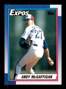 1990 Baseball Topps Andy McGaffigan Montreal Expos #559