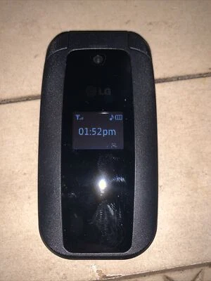 LG 440G - 440GB - Black (TracFone) Prepaid GSM Bluetooth Camera Flip Cell Phone - Image 1 of 3