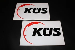 KÜS Verkehrsüberwachung Aufkleber Sticker Decal Autocollant Bapperl Kleber weiß - Bild 1 von 1
