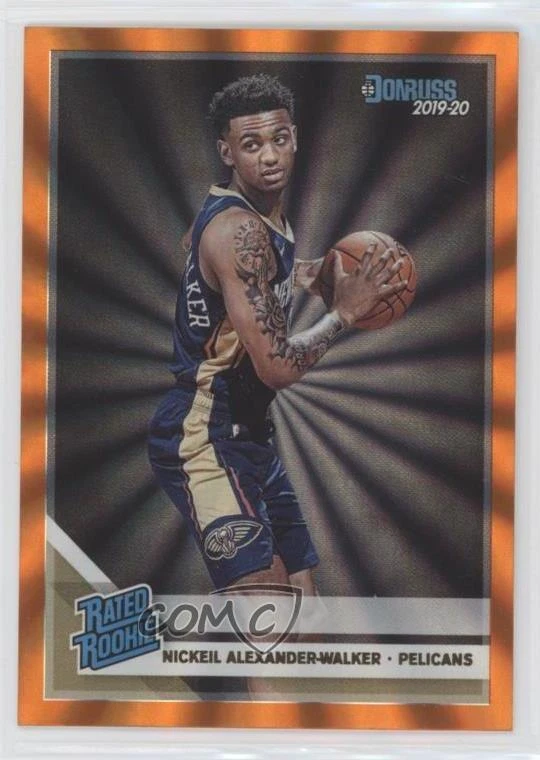 2019 Panini Donruss Rated Holo Orange Laser Nickeil Alexander-Walker Rookie RC