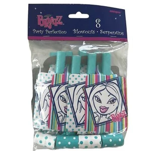 Bratz Birthday Party Blowouts Noisemakers Vintage Y2K 8 Pack New Multiples Avail - Picture 1 of 3