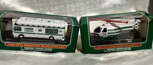 2005 Hess Miniature Helicopter 2008 Recreation Van 5.5" Collectible Vehicle - Picture 1 of 5