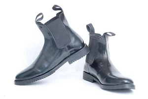 Adults Jodhpurs Childs Boots Horse Leather Black Riding Brown Childs 13 - UK 10 - Picture 1 of 14