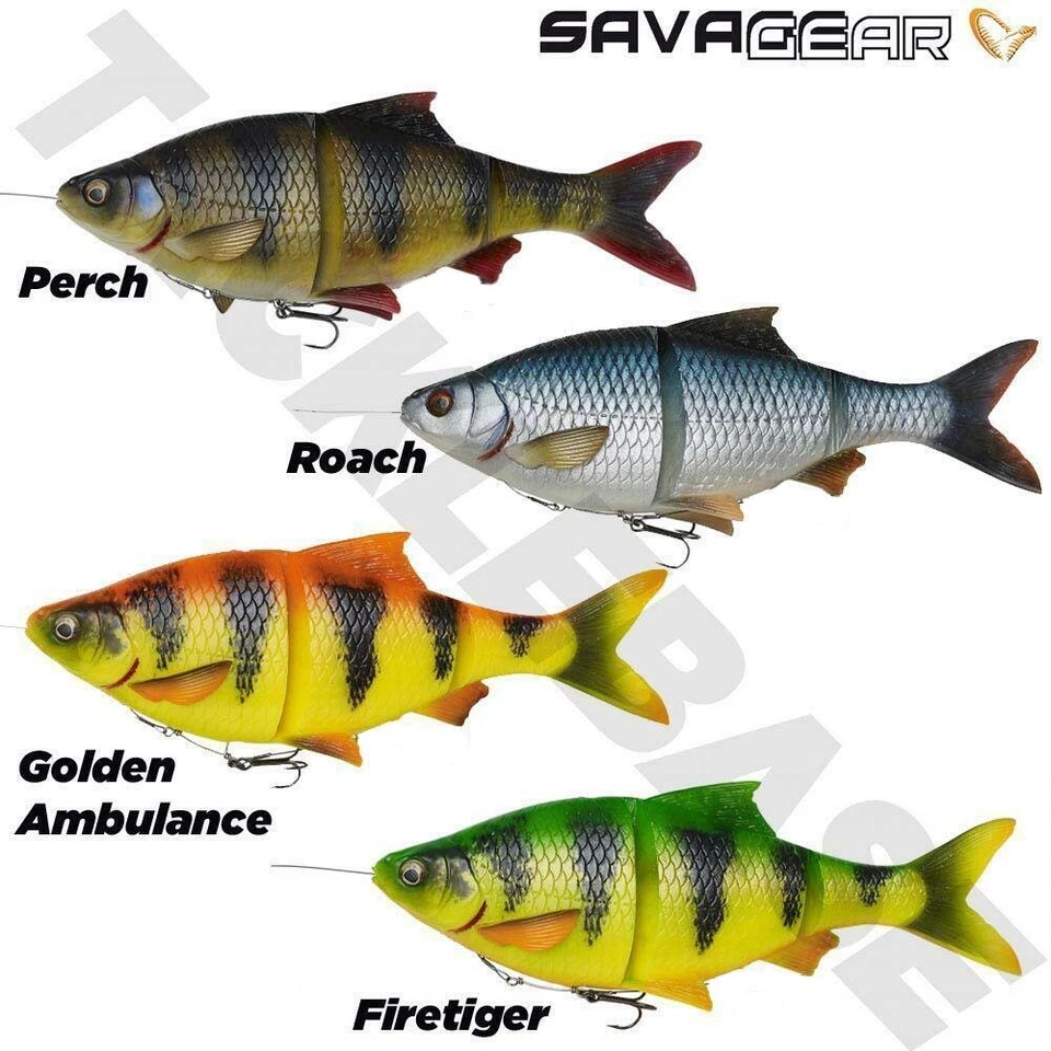 SAVAGE GEAR NEW 4D LINE THRU ROACH 18cm PIKE LURES BAIT CHOOSE COLOUR - Image 1 of 1