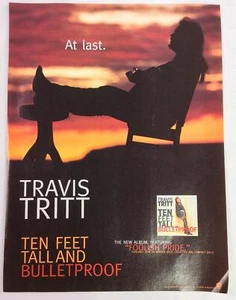 Vintage Original Print Ad 1994 Travis Tritt neues Album 8" x 10,75" PA-369 - Bild 1 von 1