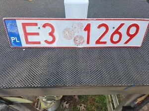 POLAND LICENSE PLATE Polish Registration Metal Plate - Picture 1 of 4
