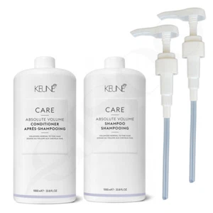 Keune Care Absolute Volume 1L Shampoo & Conditioner 1000ml + Free Pumps - Picture 1 of 1