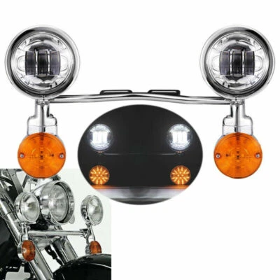 Kit de barra de luces de señal de giro LED de paso para Yamaha Road Royal Star Stratoliner EE. UU. Foto 1 de 4